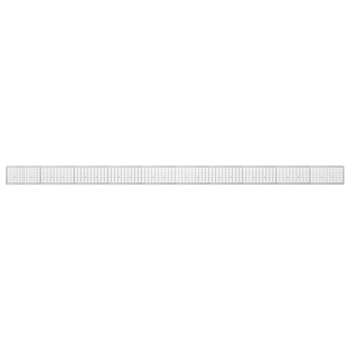 Γκαμπιόν με σύρμα 3,5 mm και πλέγμα 5x10 cm 1000x30x50 εκ - Pakobazaar