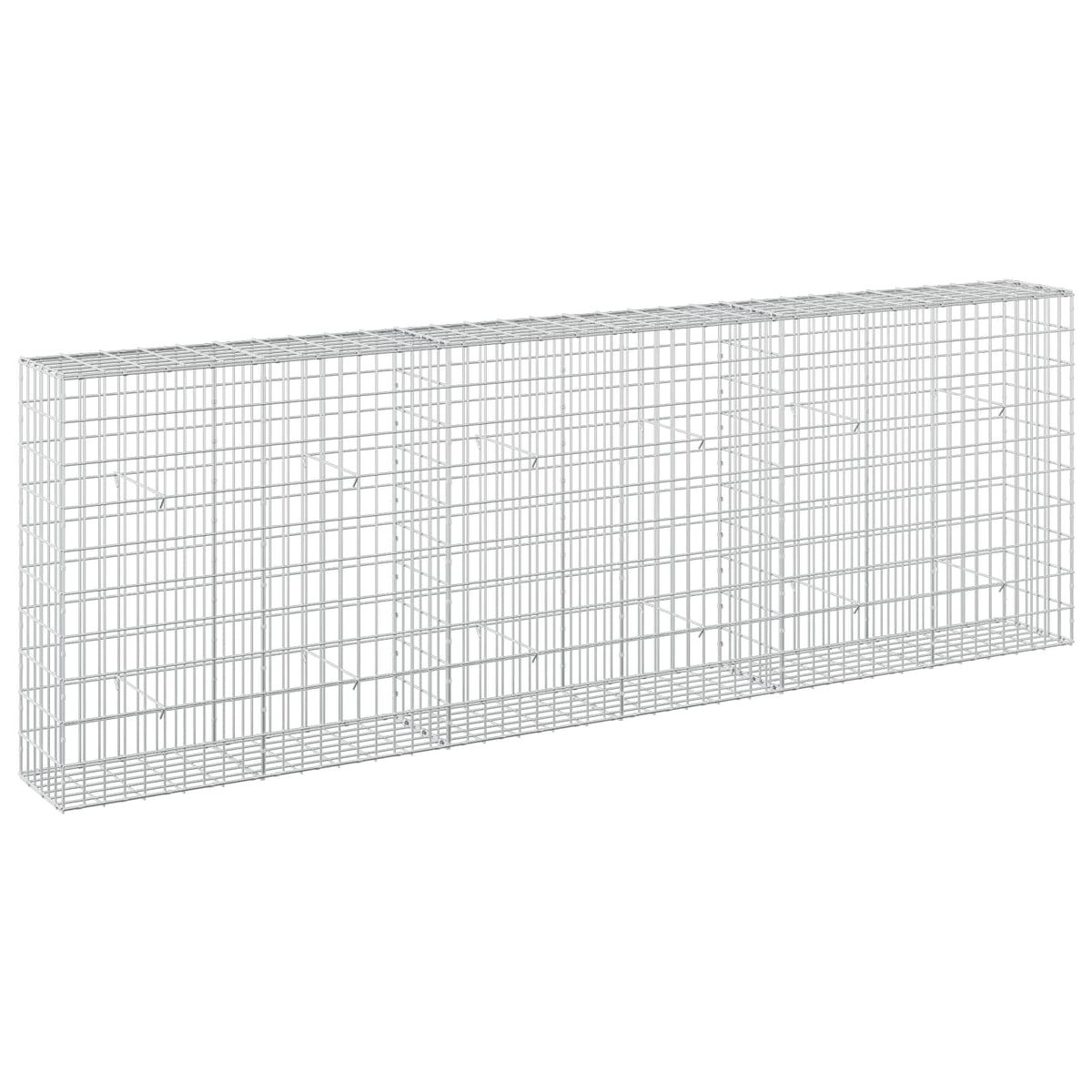 Γκαμπιόν με σύρμα 3,5 mm και πλέγμα 5x10 cm 300x30x100 εκ - Pakobazaar