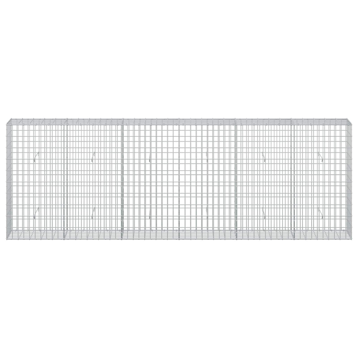 Γκαμπιόν με σύρμα 3,5 mm και πλέγμα 5x10 cm 300x30x100 εκ - Pakobazaar