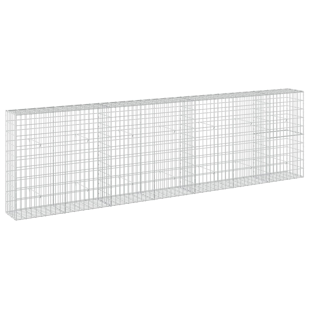 Γκαμπιόν με σύρμα 3,5 mm και πλέγμα 5x10 cm 350x30x100 εκ - Pakobazaar