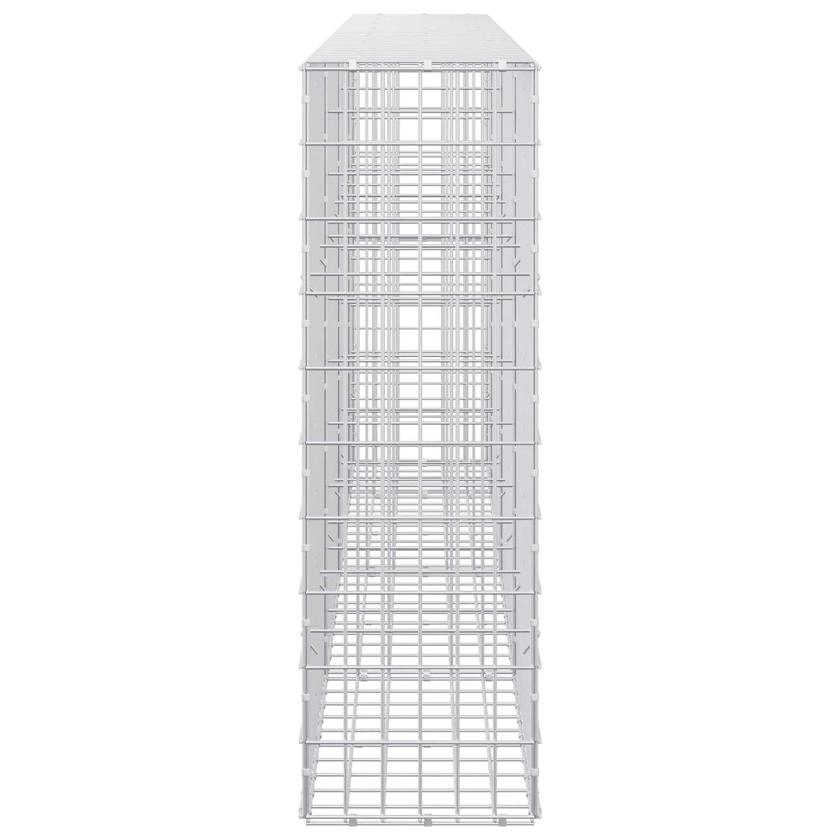 Γκαμπιόν με σύρμα 3,5 mm και πλέγμα 5x10 cm 350x30x100 εκ - Pakobazaar
