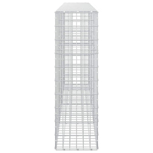 Γκαμπιόν με σύρμα 3,5 mm και πλέγμα 5x10 cm 350x30x100 εκ - Pakobazaar