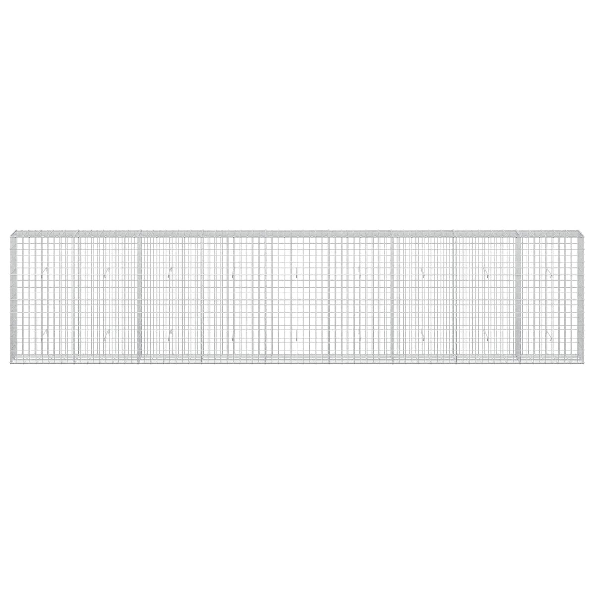Γκαμπιόν με σύρμα 3,5 mm και πλέγμα 5x10 cm 450x30x100 εκ - Pakobazaar