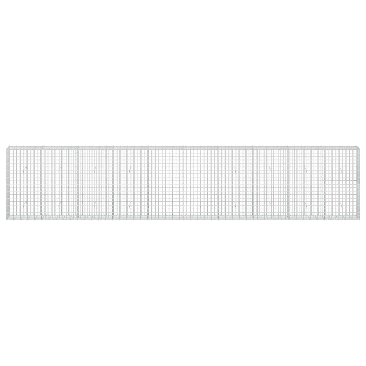 Γκαμπιόν με σύρμα 3,5 mm και πλέγμα 5x10 cm 500x30x100 εκ - Pakobazaar