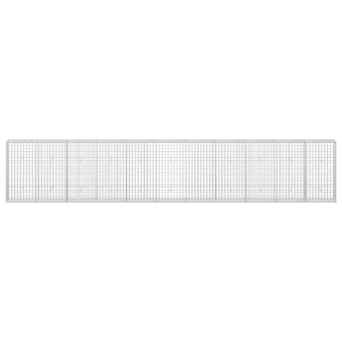 Γκαμπιόν με σύρμα 3,5 mm και πλέγμα 5x10 cm 550x30x100 εκ - Pakobazaar