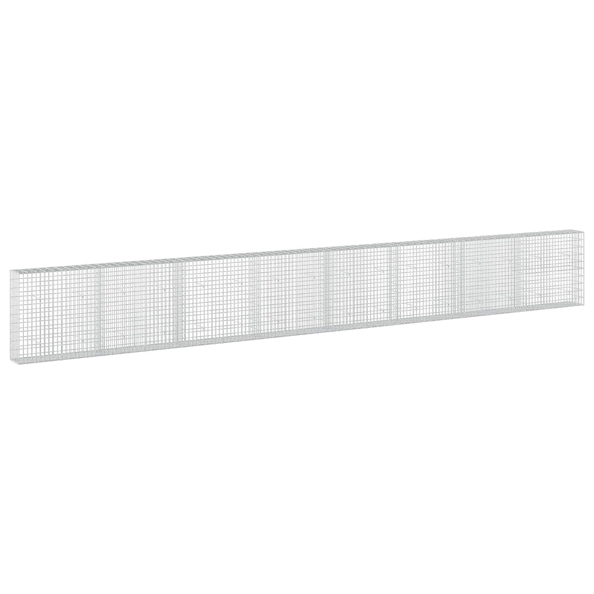 Γκαμπιόν με σύρμα 3,5 mm και πλέγμα 5x10 cm 800x30x100 εκ - Pakobazaar