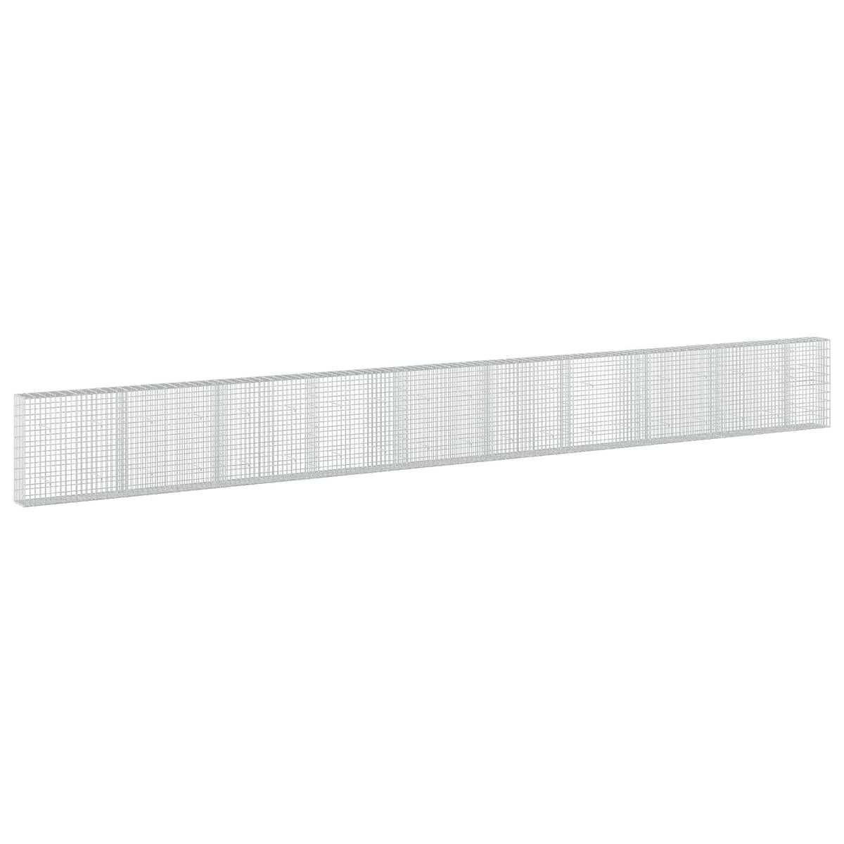 Γκαμπιόν με σύρμα 3,5 mm και πλέγμα 5x10 cm 950x30x100 εκ - Pakobazaar