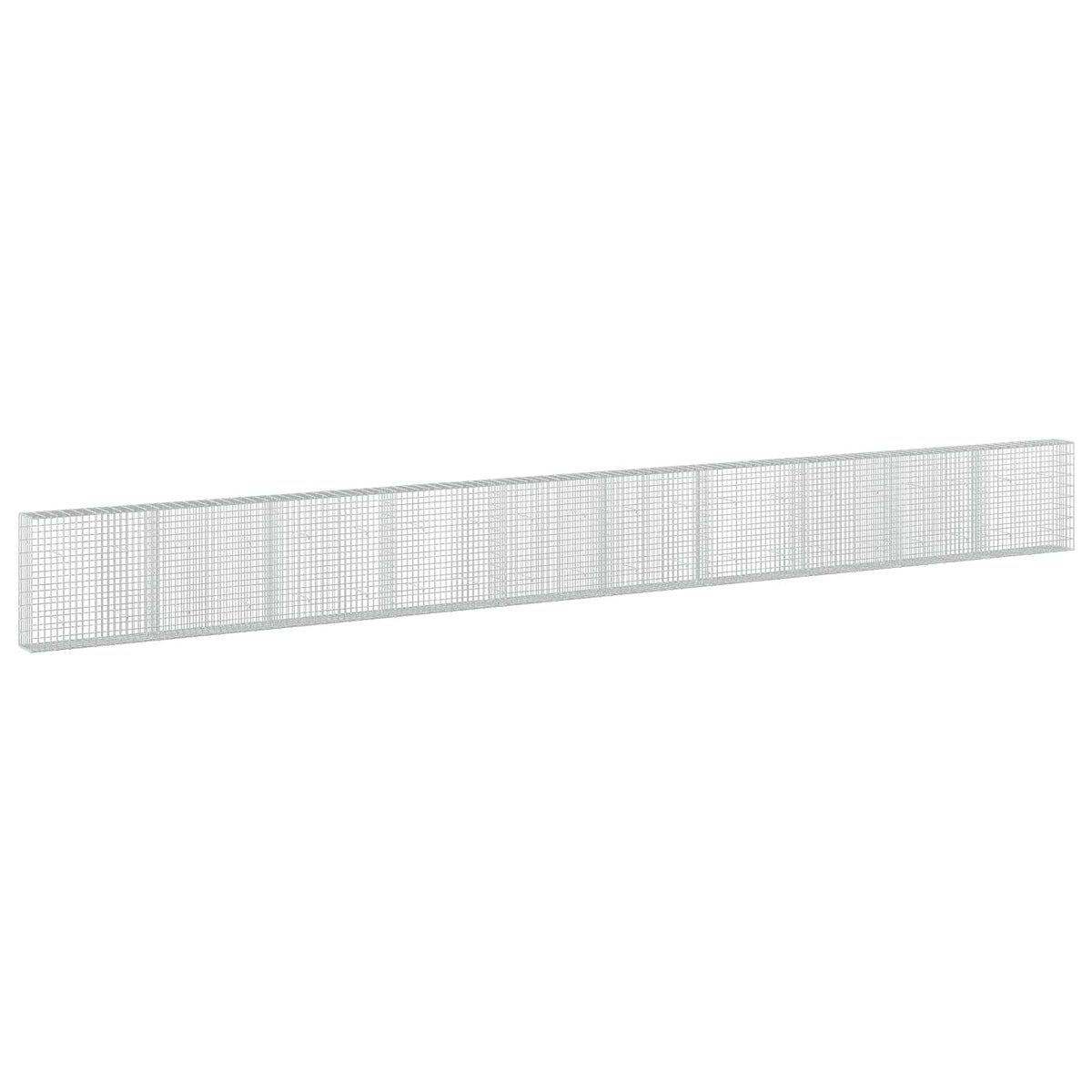 Γκαμπιόν με σύρμα 3,5 mm και πλέγμα 5x10 cm 1000x30x100 εκ - Pakobazaar