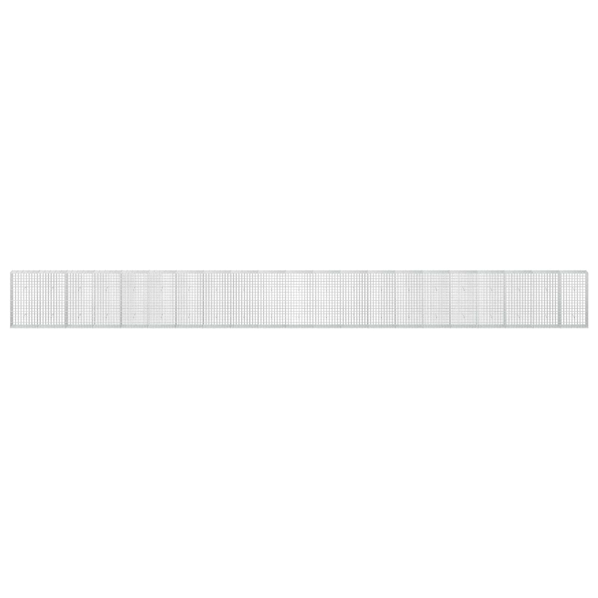 Γκαμπιόν με σύρμα 3,5 mm και πλέγμα 5x10 cm 1050x30x100 εκ - Pakobazaar