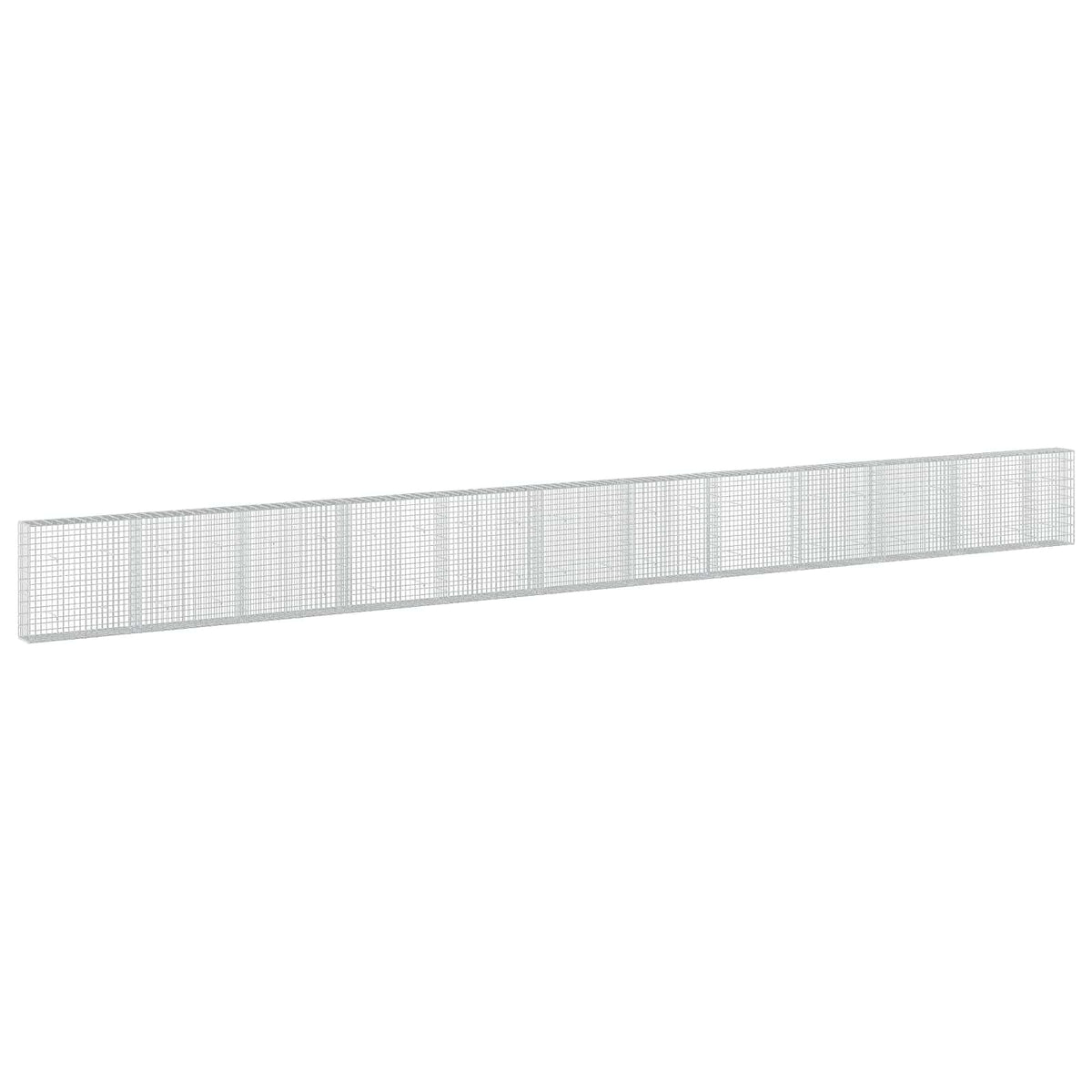 Γκαμπιόν με σύρμα 3,5 mm και πλέγμα 5x10 cm 1150x30x100 εκ - Pakobazaar