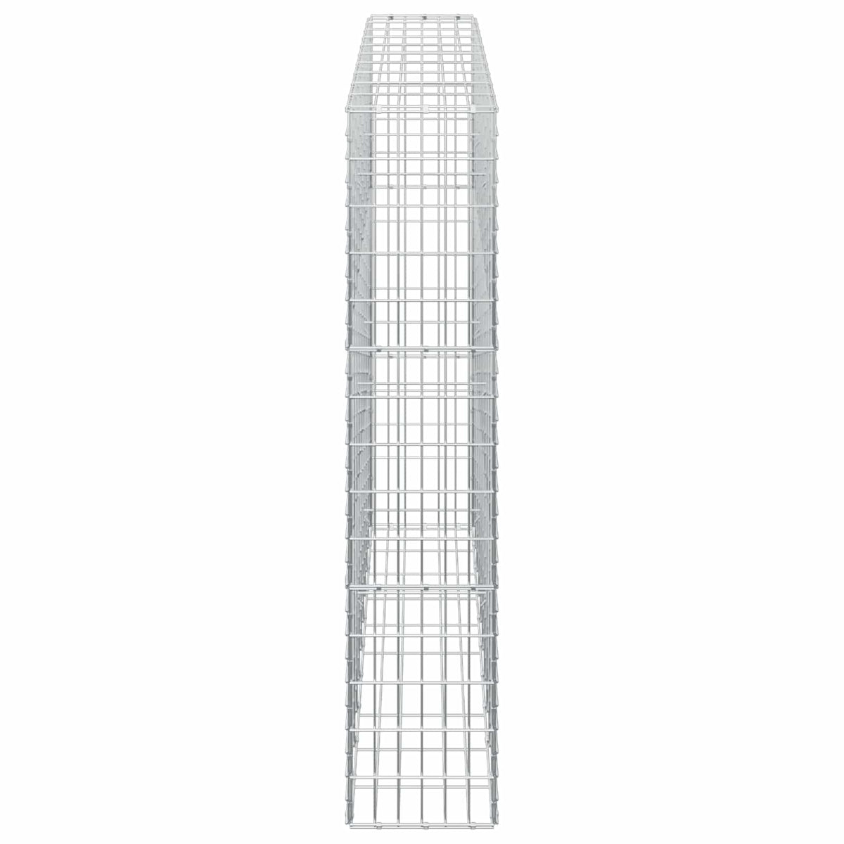 Γκαμπιόν με σύρμα 3,5 mm και πλέγμα 5x10 cm 100x30x150 εκ - Pakobazaar