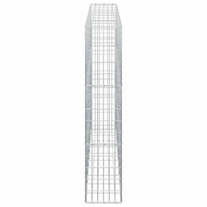Γκαμπιόν με σύρμα 3,5 mm και πλέγμα 5x10 cm 100x30x150 εκ - Pakobazaar