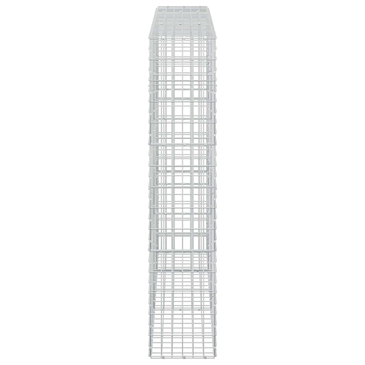 Γκαμπιόν με σύρμα 3,5 mm και πλέγμα 5x10 cm 250x30x150 εκ - Pakobazaar