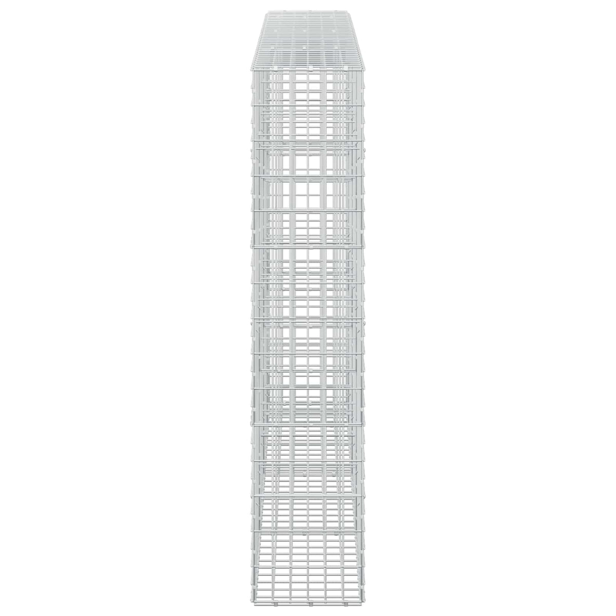 Γκαμπιόν με σύρμα 3,5 mm και πλέγμα 5x10 cm 350x30x150 εκ. - Pakobazaar