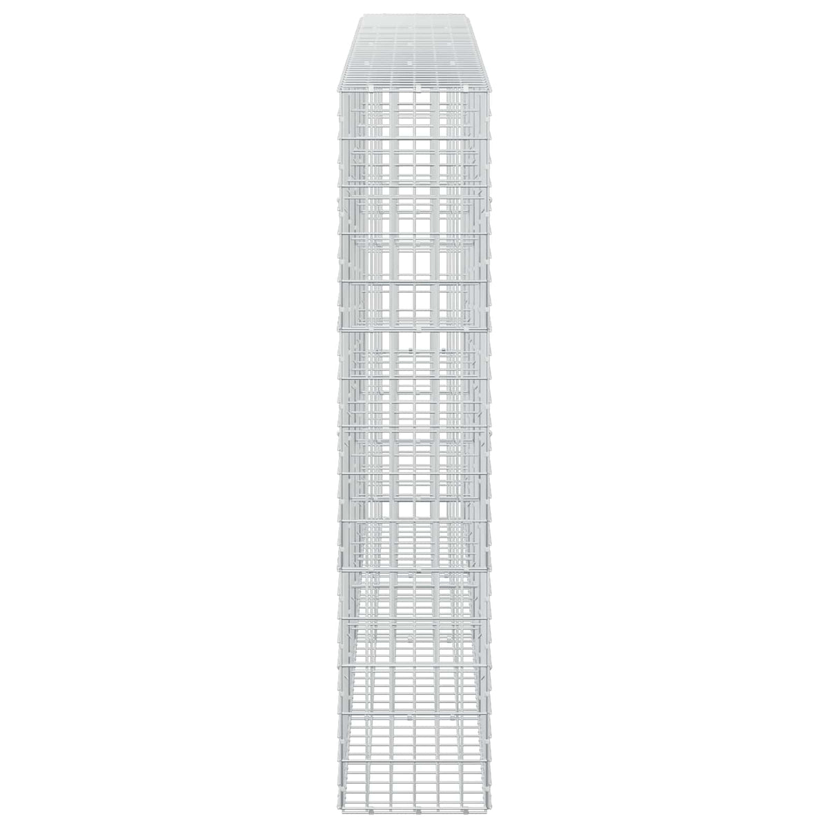 Γκαμπιόν με σύρμα 3,5 mm και πλέγμα 5x10 cm 400x30x150 εκ - Pakobazaar