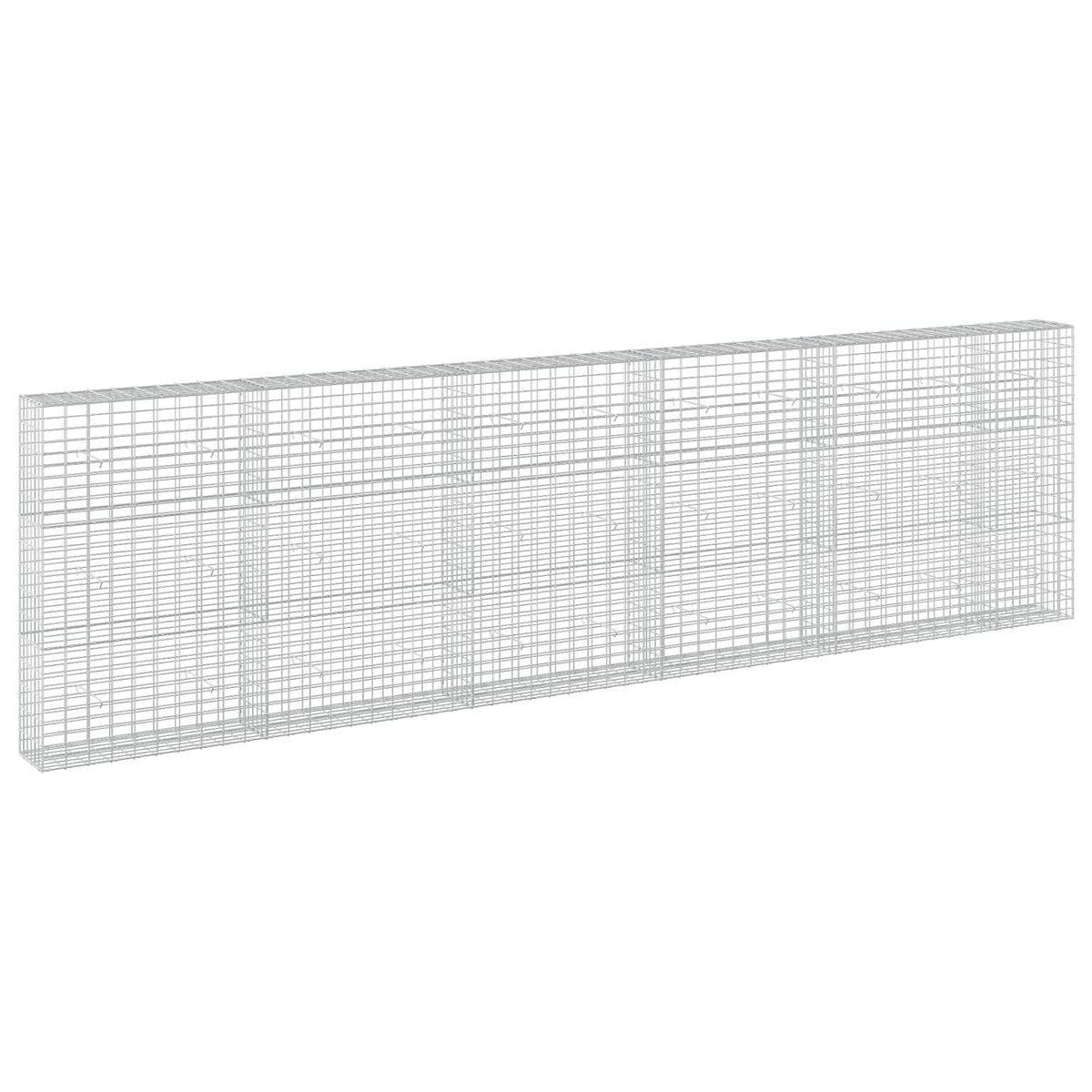 Γκαμπιόν με σύρμα 3,5 mm και πλέγμα 5x10 cm 550x30x150 εκ