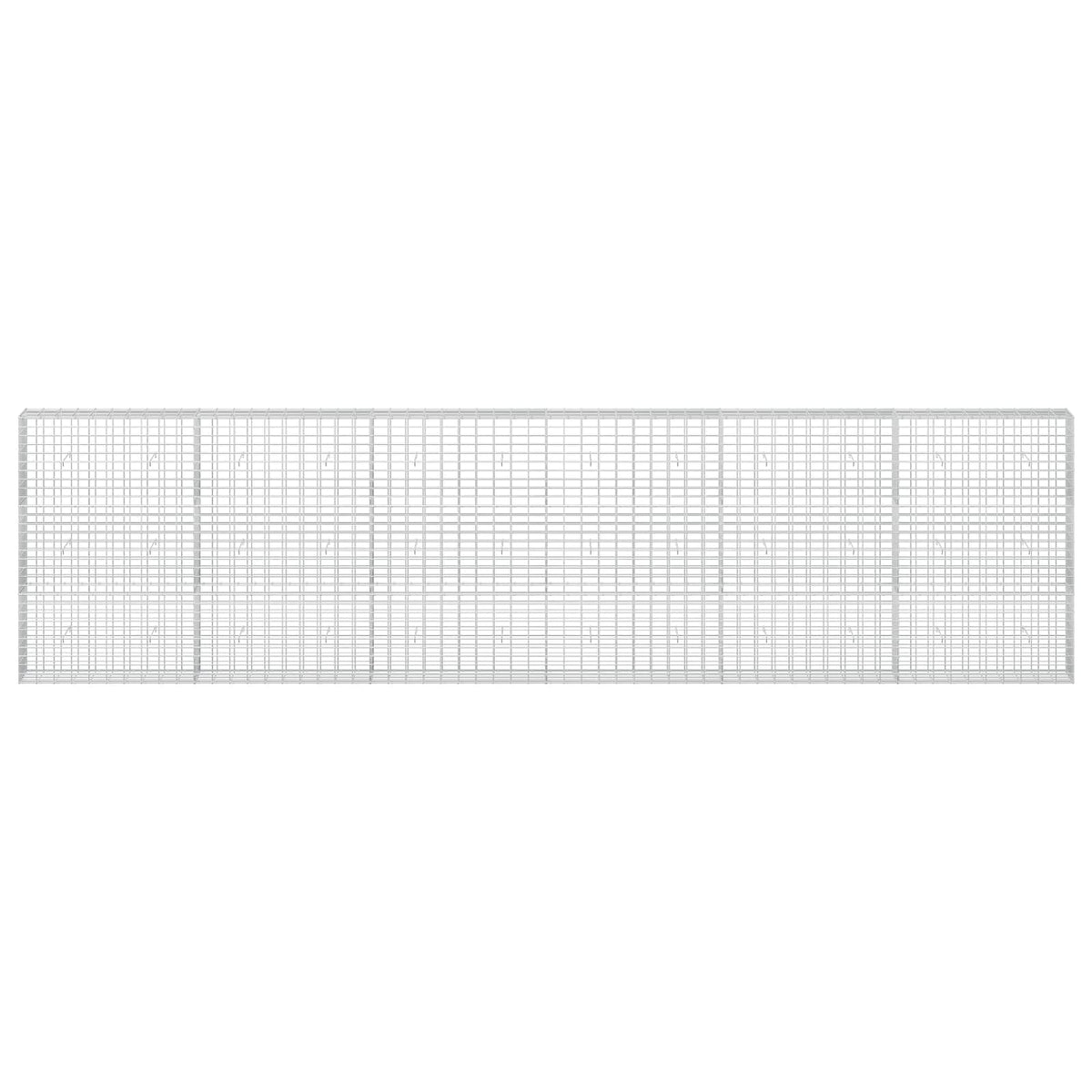 Γκαμπιόν με σύρμα 3,5 mm και πλέγμα 5x10 cm 600x30x150 εκ - Pakobazaar