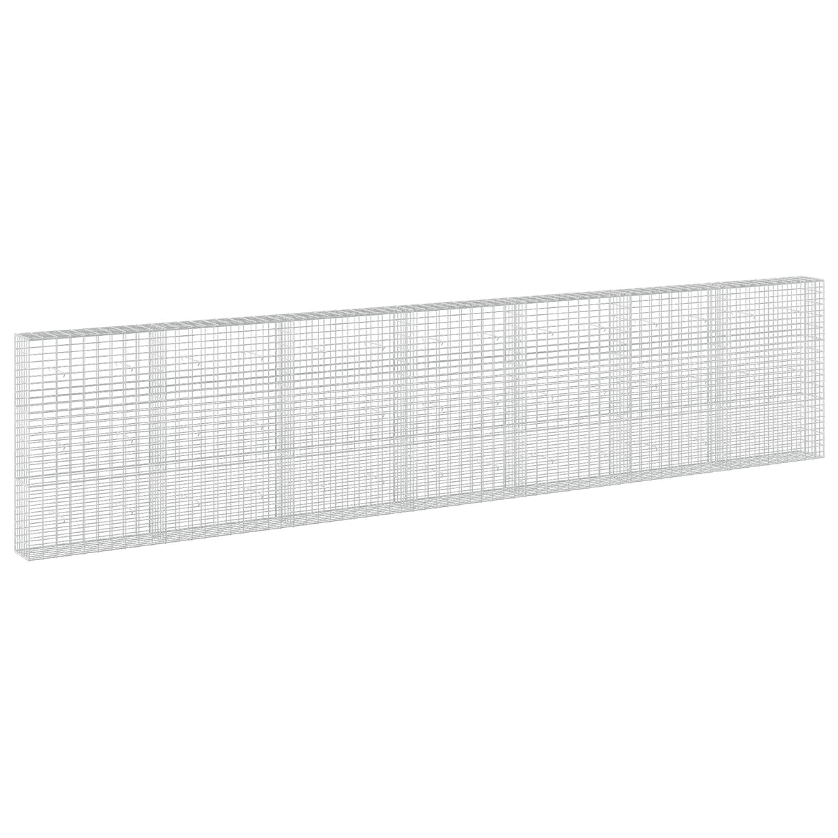 Γκαμπιόν με σύρμα 3,5 mm και πλέγμα 5x10 cm 700x30x150 εκ - Pakobazaar