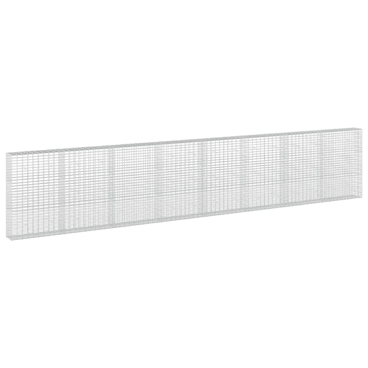 Γκαμπιόν με σύρμα 3,5 mm και πλέγμα 5x10 cm 800x30x150 εκ - Pakobazaar