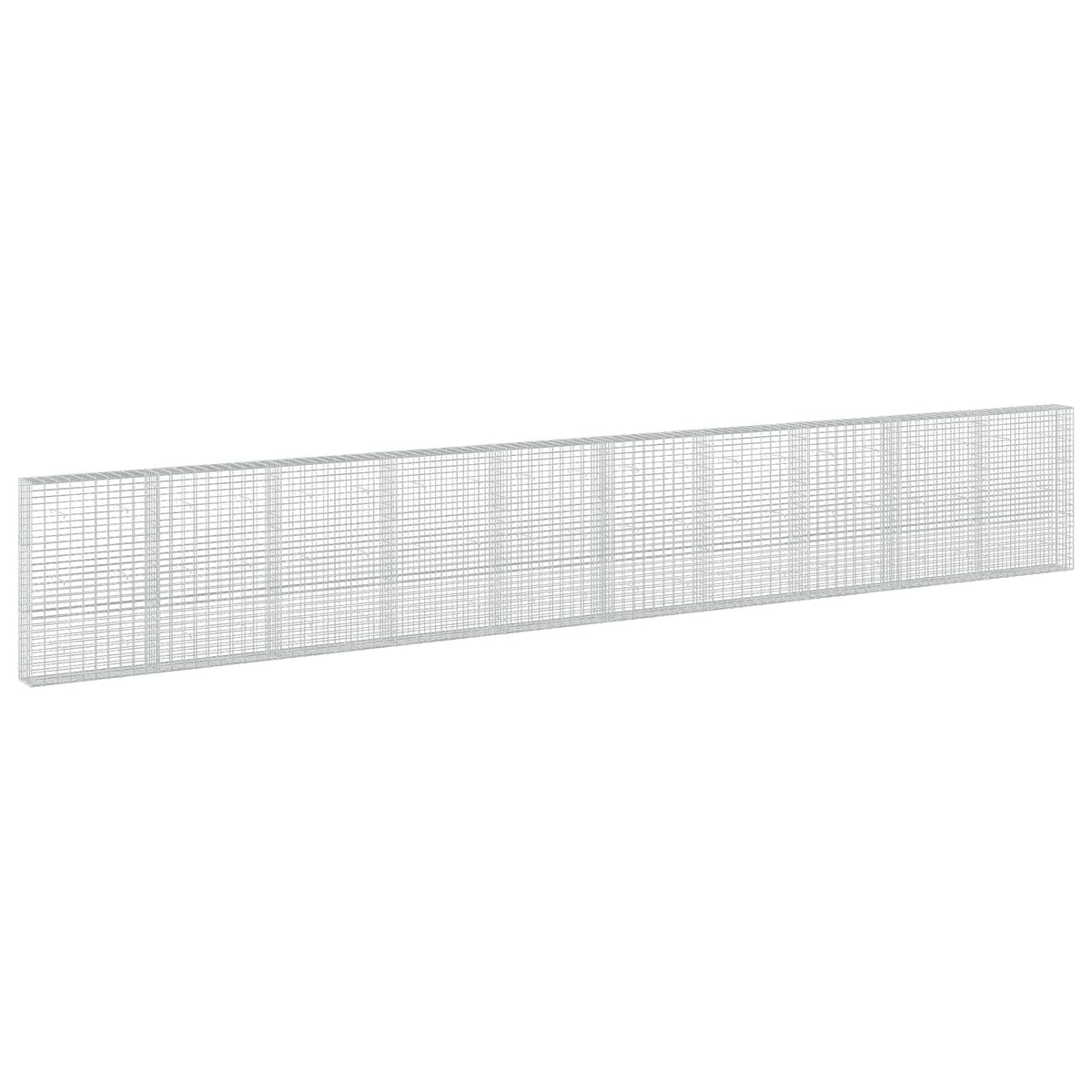 Γκαμπιόν με σύρμα 3,5 mm και πλέγμα 5x10 cm 1000x30x150 εκ. - Pakobazaar