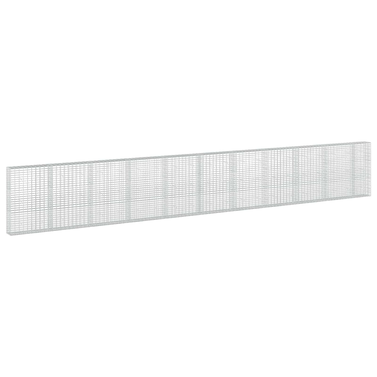 Γκαμπιόν με σύρμα 3,5 mm και πλέγμα 5x10 cm 1050x30x150 εκ. - Pakobazaar