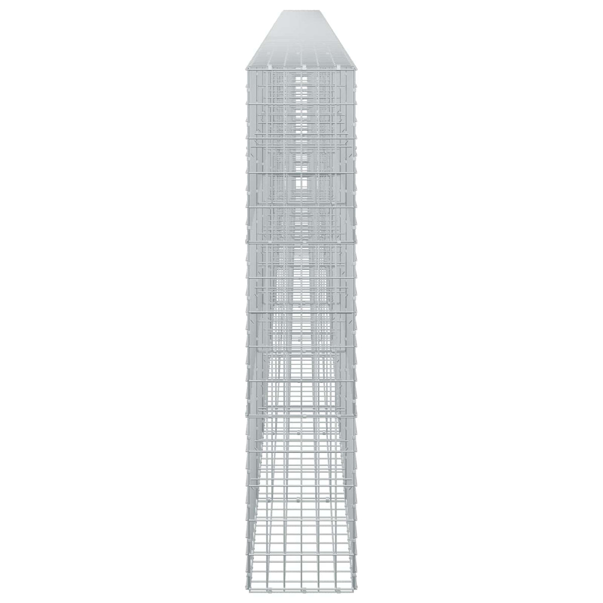 Γκαμπιόν με σύρμα 3,5 mm και πλέγμα 5x10 cm 1100x30x150 εκ - Pakobazaar