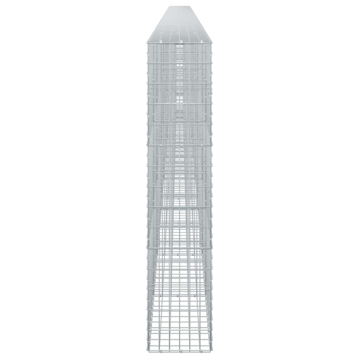 Γκαμπιόν με σύρμα 3,5 mm και πλέγμα 5x10 cm 1150x30x150 εκ - Pakobazaar