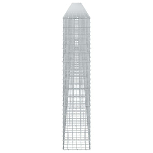 Γκαμπιόν με σύρμα 3,5 mm και πλέγμα 5x10 cm 1150x30x150 εκ - Pakobazaar