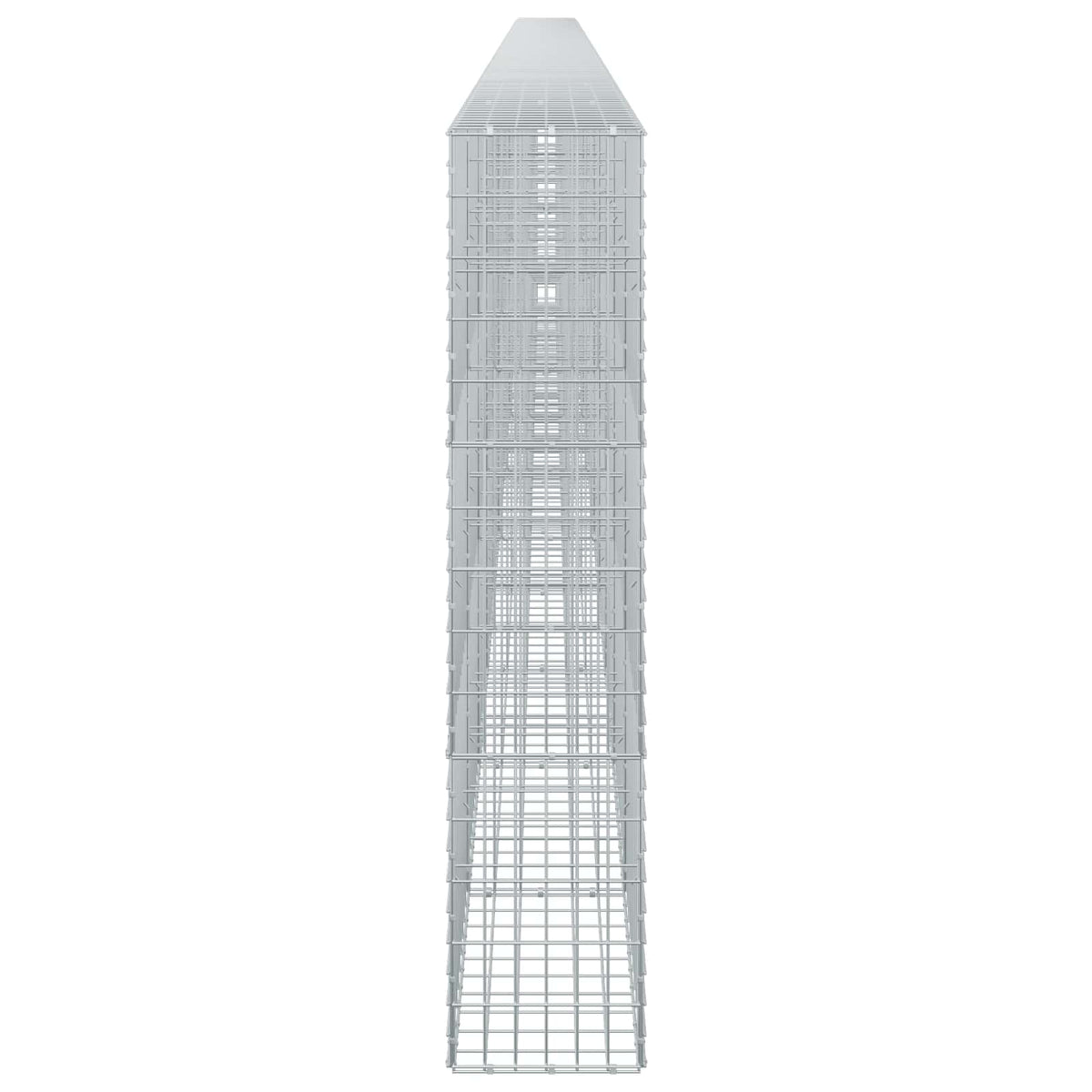 Γκαμπιόν με σύρμα 3,5 mm και πλέγμα 5x10 cm 1200x30x150 εκ - Pakobazaar