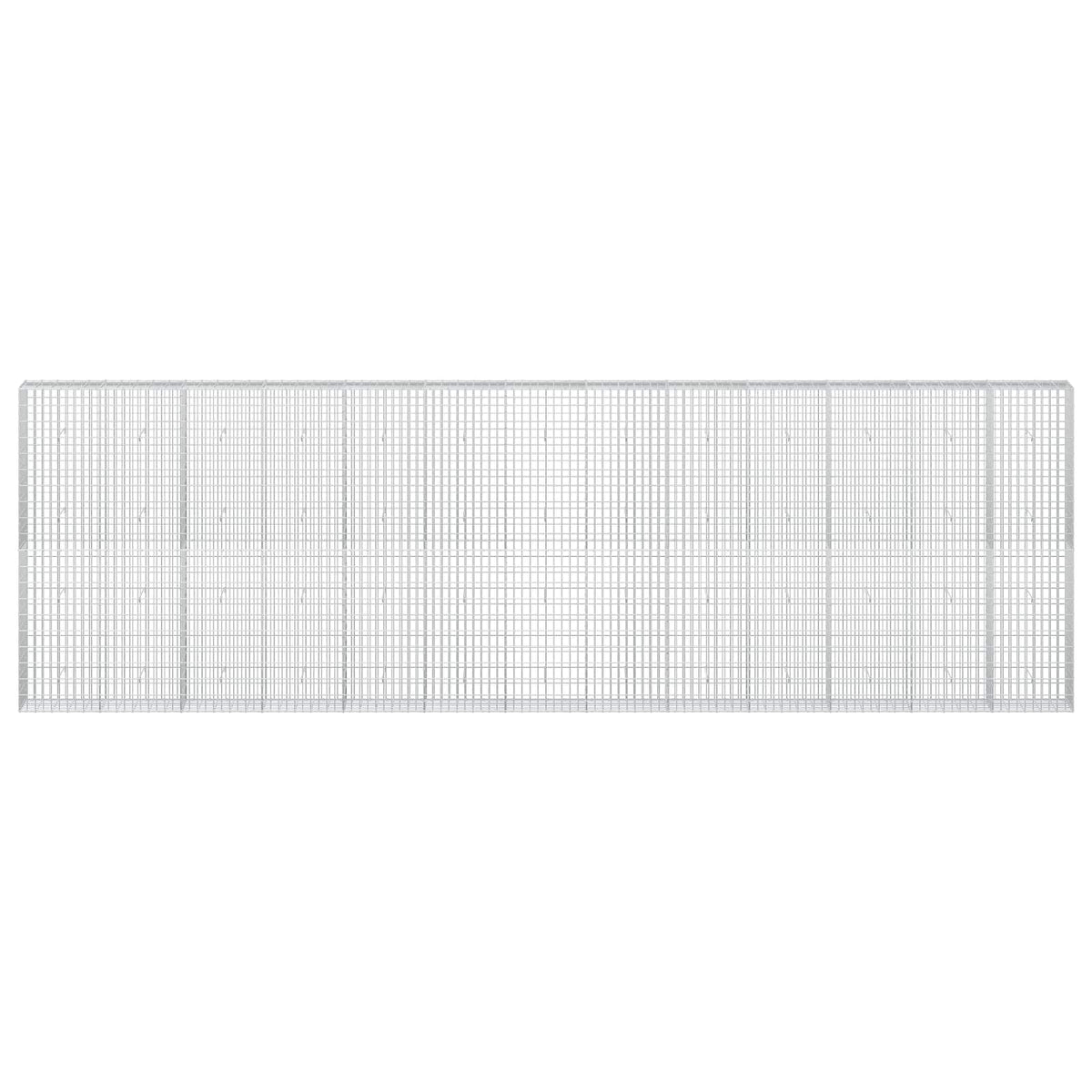 Γκαμπιόν με σύρμα 3,5 mm και πλέγμα 5x10 cm 650x30x200 εκ - Pakobazaar