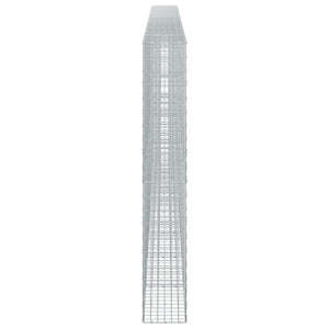 Γκαμπιόν με σύρμα 3,5 mm και πλέγμα 5x10 cm 700x30x200 εκ. - Pakobazaar