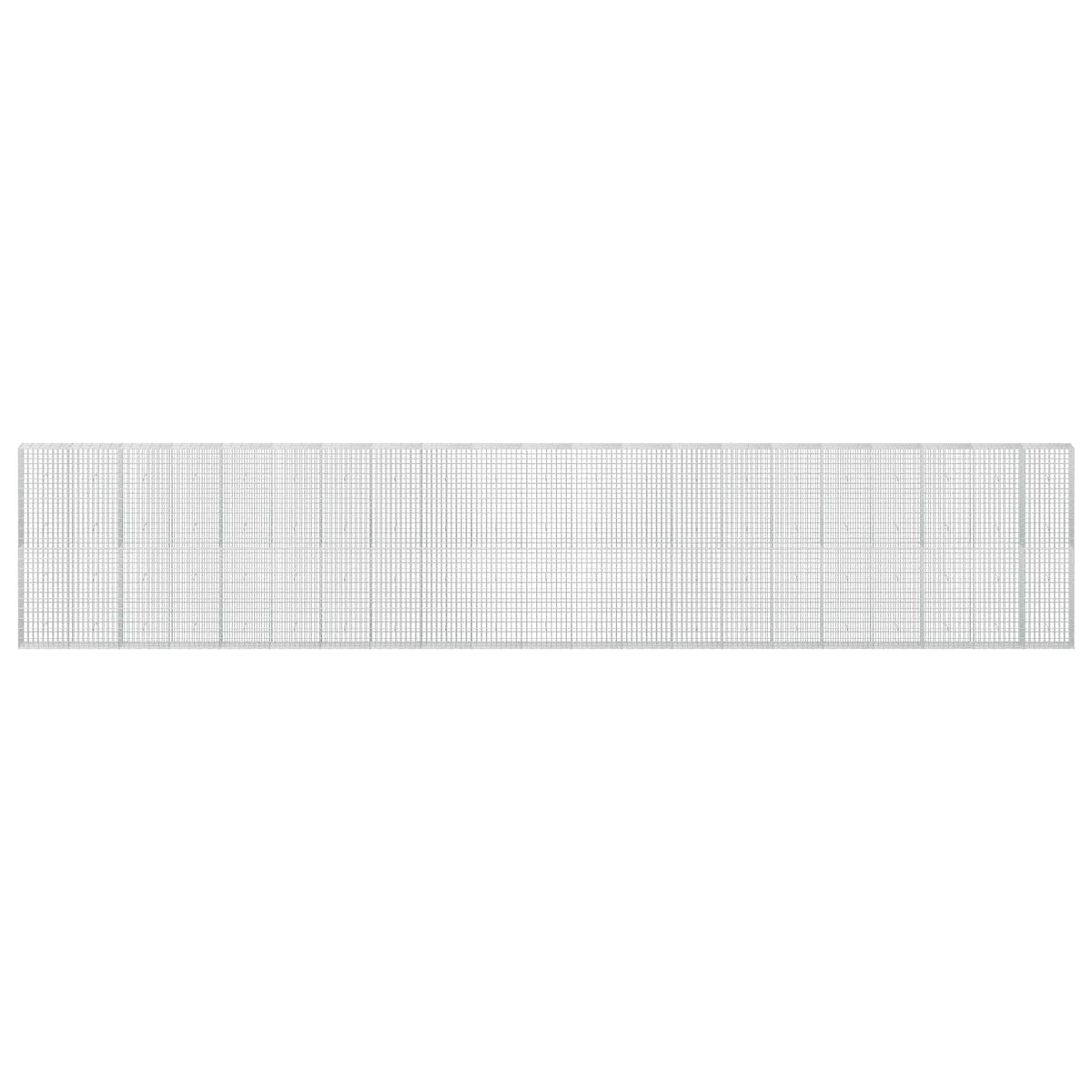 Γκαμπιόν με σύρμα 3,5 mm και πλέγμα 5x10 cm 1050x30x200 εκ - Pakobazaar