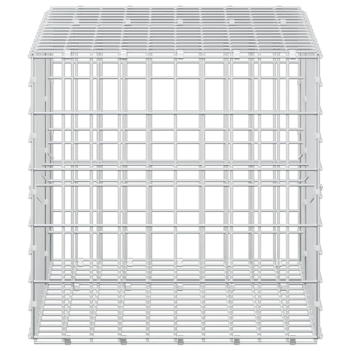 Γκαμπιόν με σύρμα 3,5 mm και πλέγμα 5x10 cm 150x50x50 εκ. - Pakobazaar