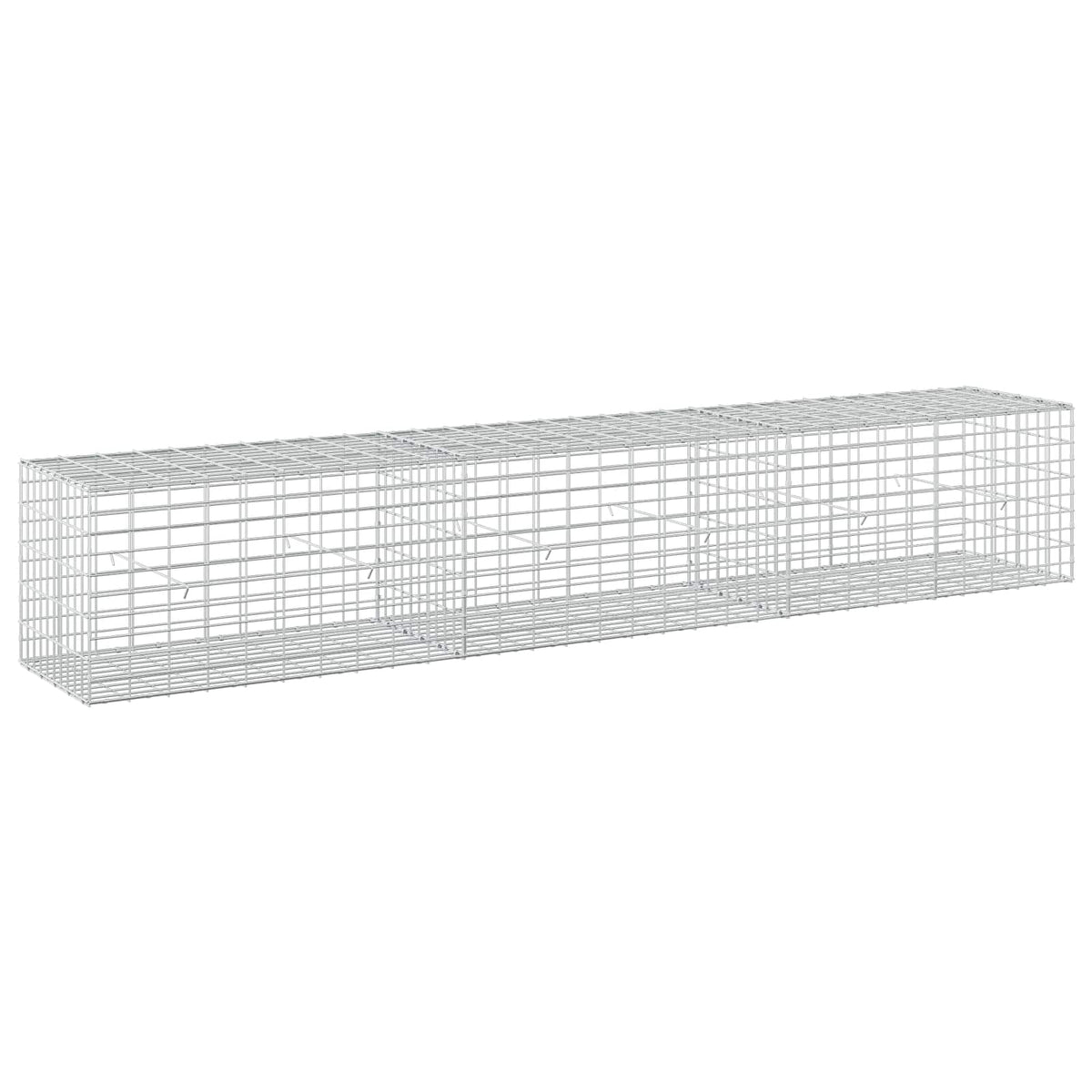 Γκαμπιόν με σύρμα 3,5 mm και πλέγμα 5x10 cm 300x50x50 εκ - Pakobazaar