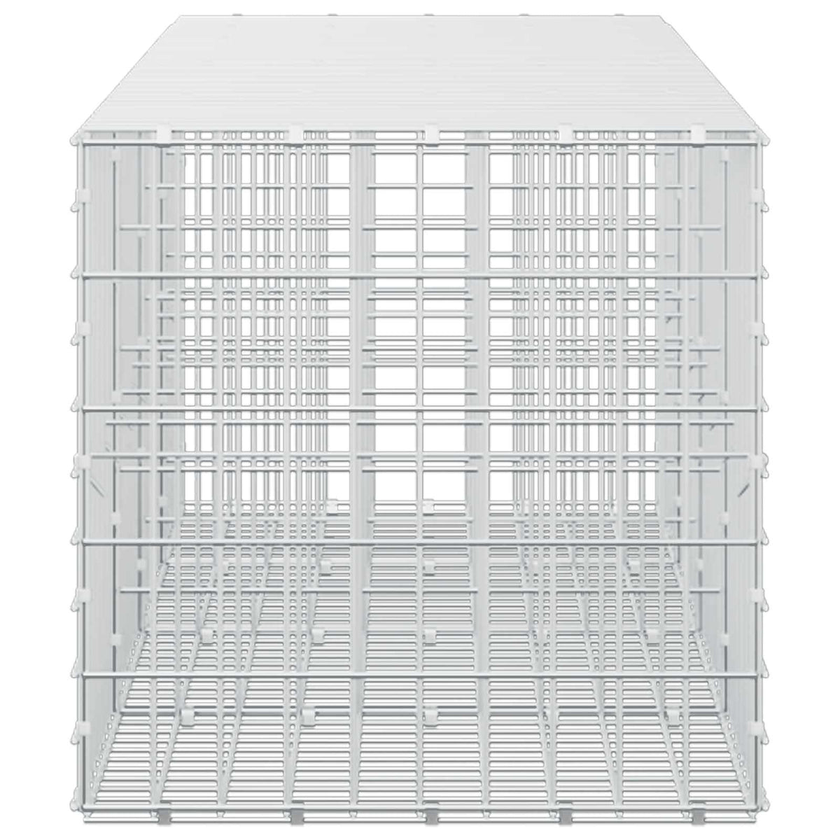 Γκαμπιόν με σύρμα 3,5 mm και πλέγμα 5x10 cm 400x50x50 εκ - Pakobazaar