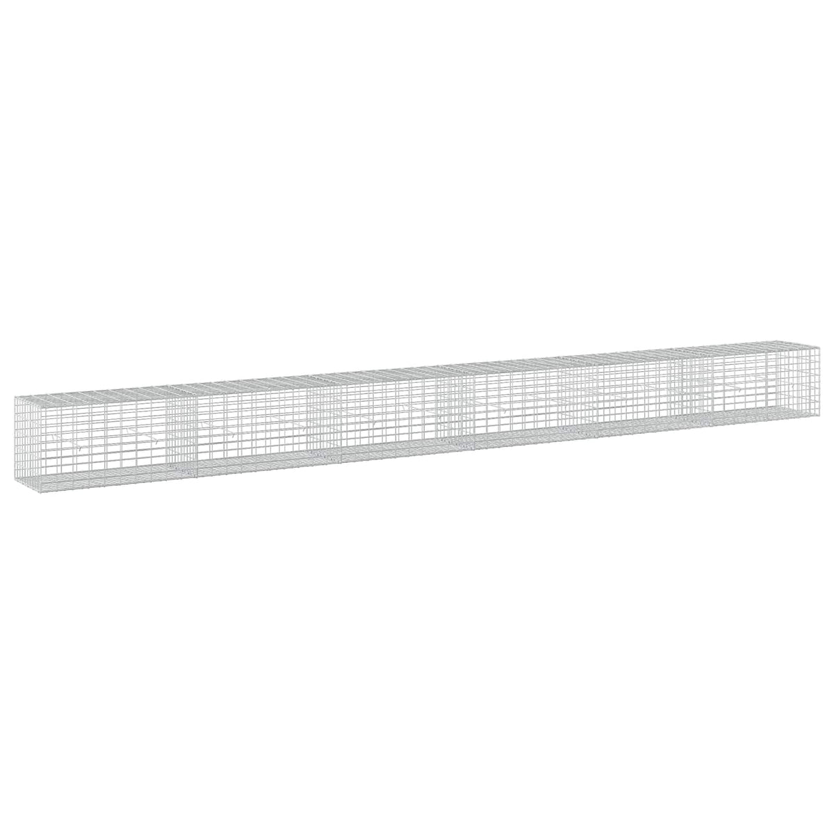 Γκαμπιόν με σύρμα 3,5 mm και πλέγμα 5x10 cm 600x50x50 εκ - Pakobazaar