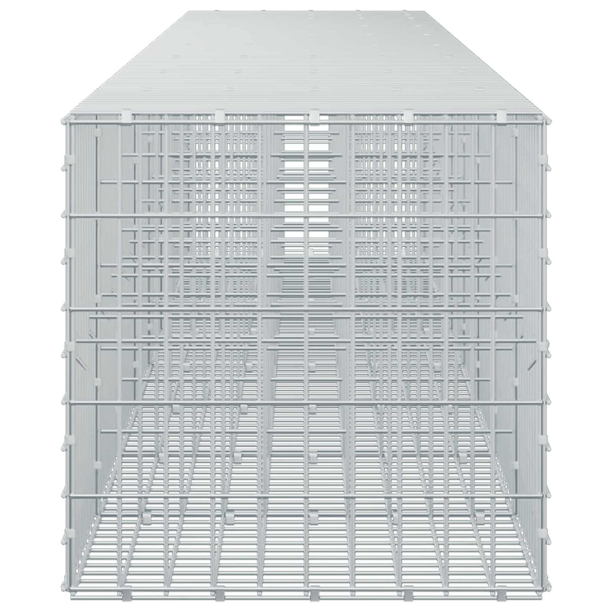Γκαμπιόν με σύρμα 3,5 mm και πλέγμα 5x10 cm 800x50x50 εκ - Pakobazaar