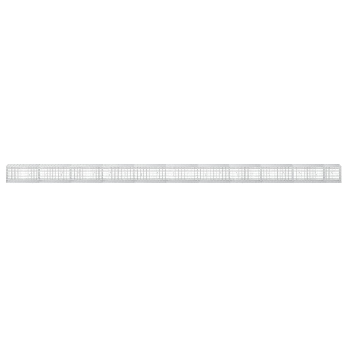 Γκαμπιόν με σύρμα 3,5 mm και πλέγμα 5x10 cm 1050x50x50 εκ