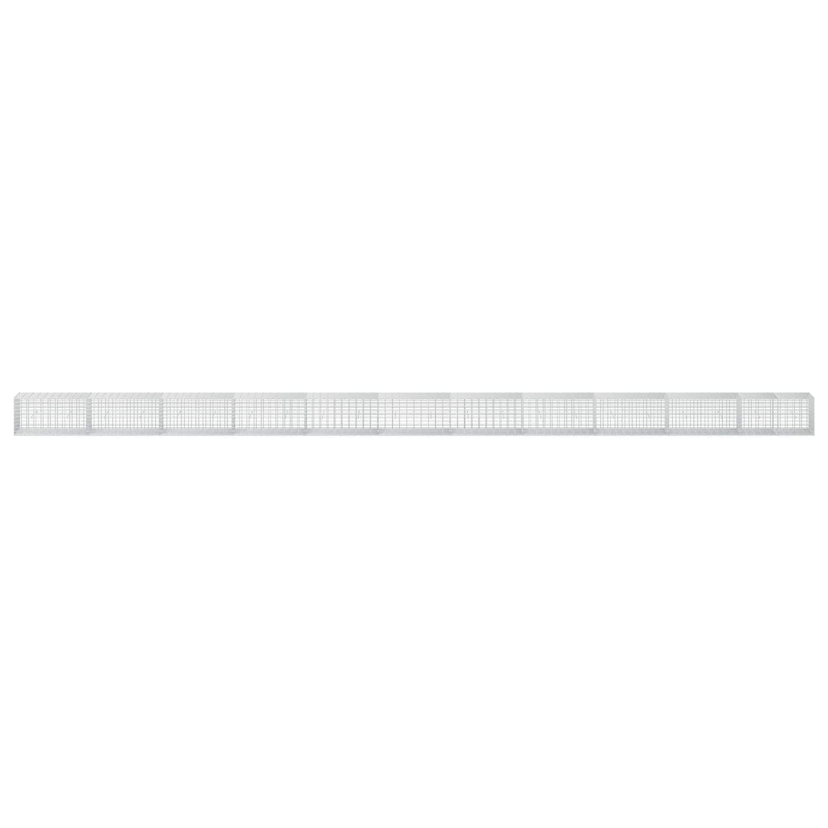 Γκαμπιόν με σύρμα 3,5 mm και πλέγμα 5x10 cm 1100x50x50 εκ - Pakobazaar