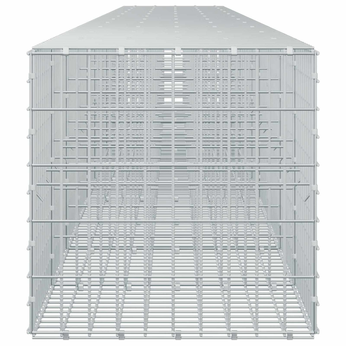Γκαμπιόν με σύρμα 3,5 mm και πλέγμα 5x10 cm 1150x50x50 εκ - Pakobazaar