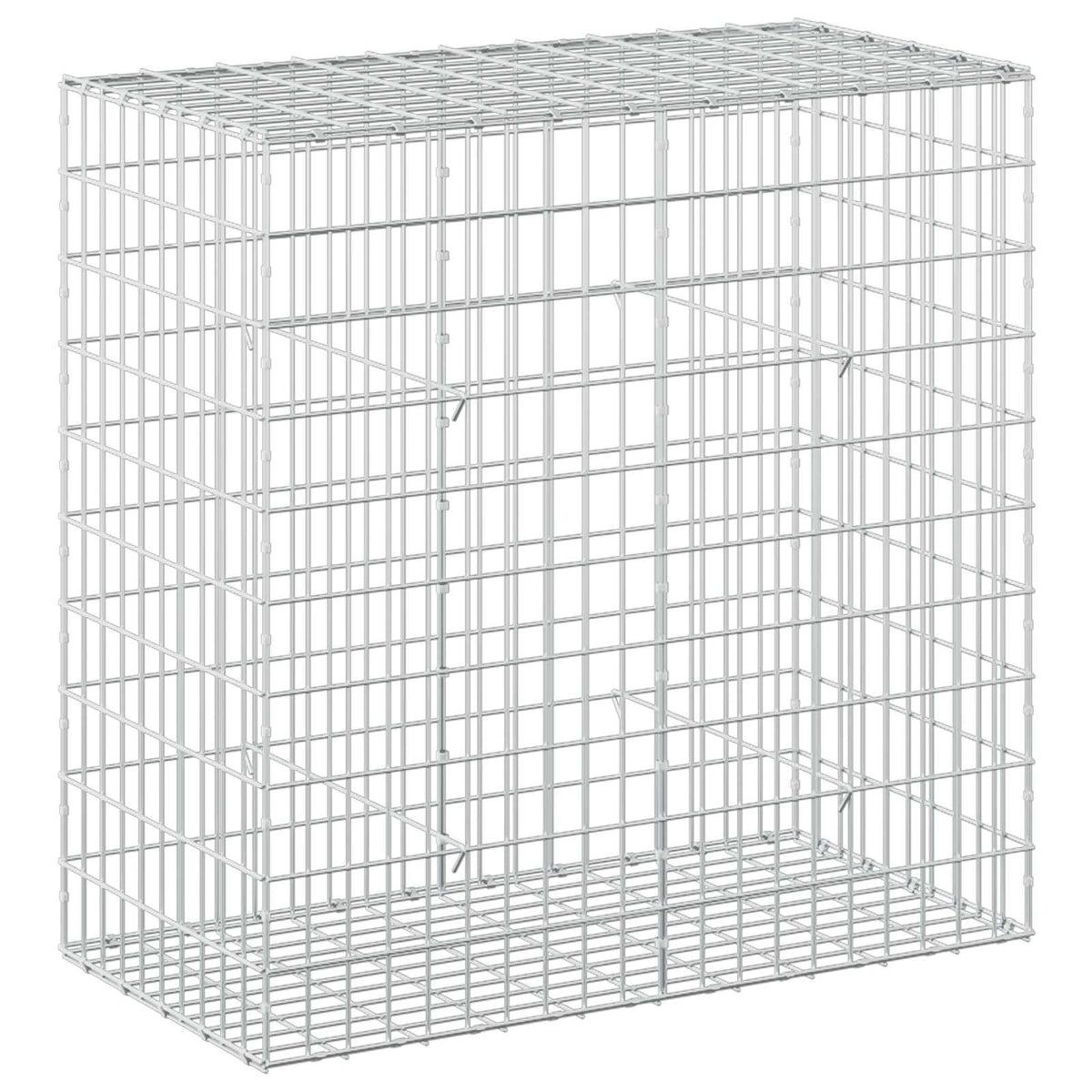 Γκαμπιόν με σύρμα 3,5 mm και πλέγμα 5x10 cm 100x50x100 εκ - Pakobazaar