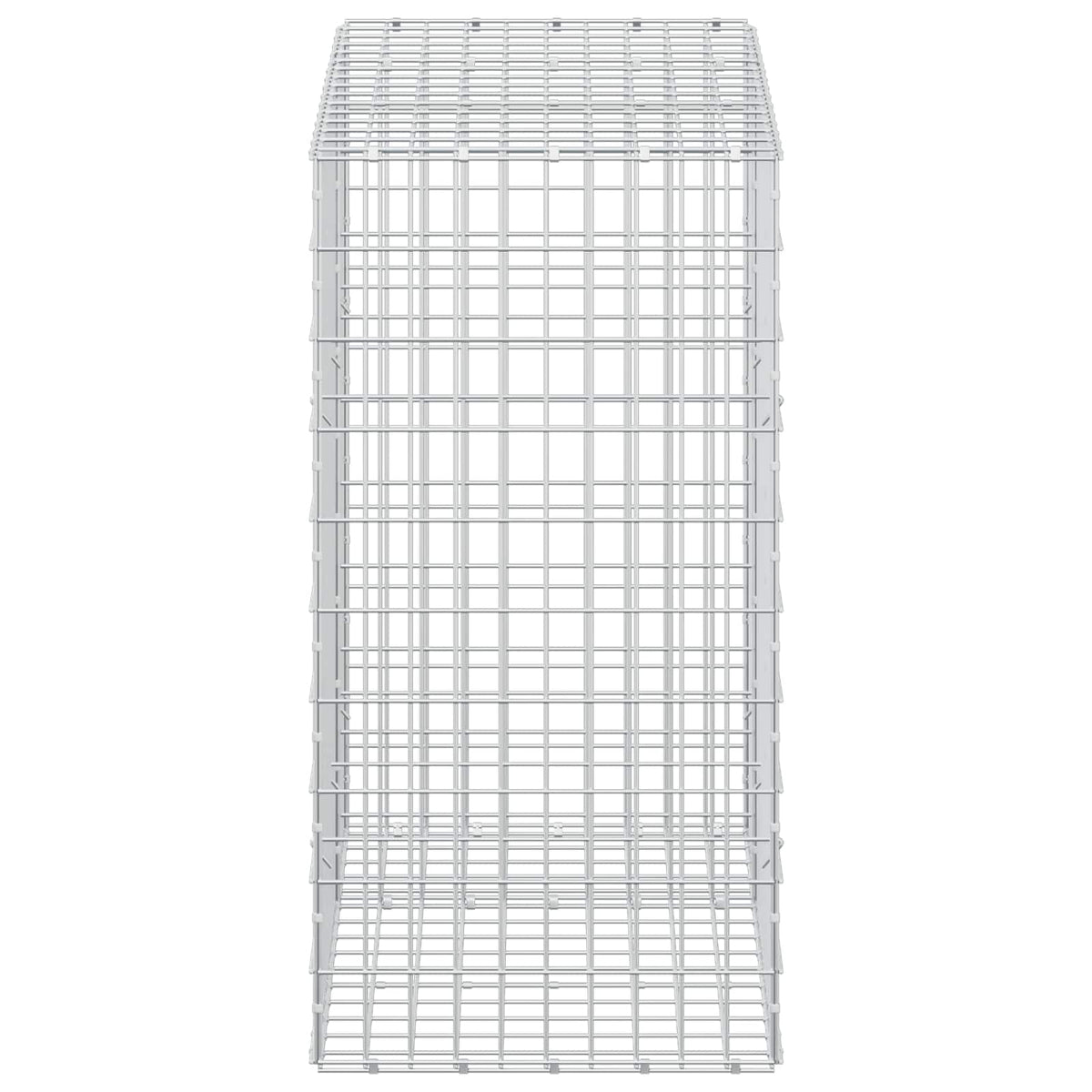 Γκαμπιόν με σύρμα 3,5 mm και πλέγμα 5x10 cm 150x50x100 εκ. - Pakobazaar
