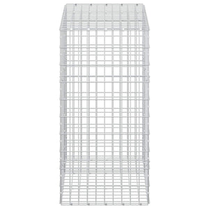 Γκαμπιόν με σύρμα 3,5 mm και πλέγμα 5x10 cm 150x50x100 εκ. - Pakobazaar