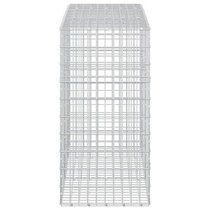 Γκαμπιόν με σύρμα 3,5 mm και πλέγμα 5x10 cm 250x50x100 εκ - Pakobazaar