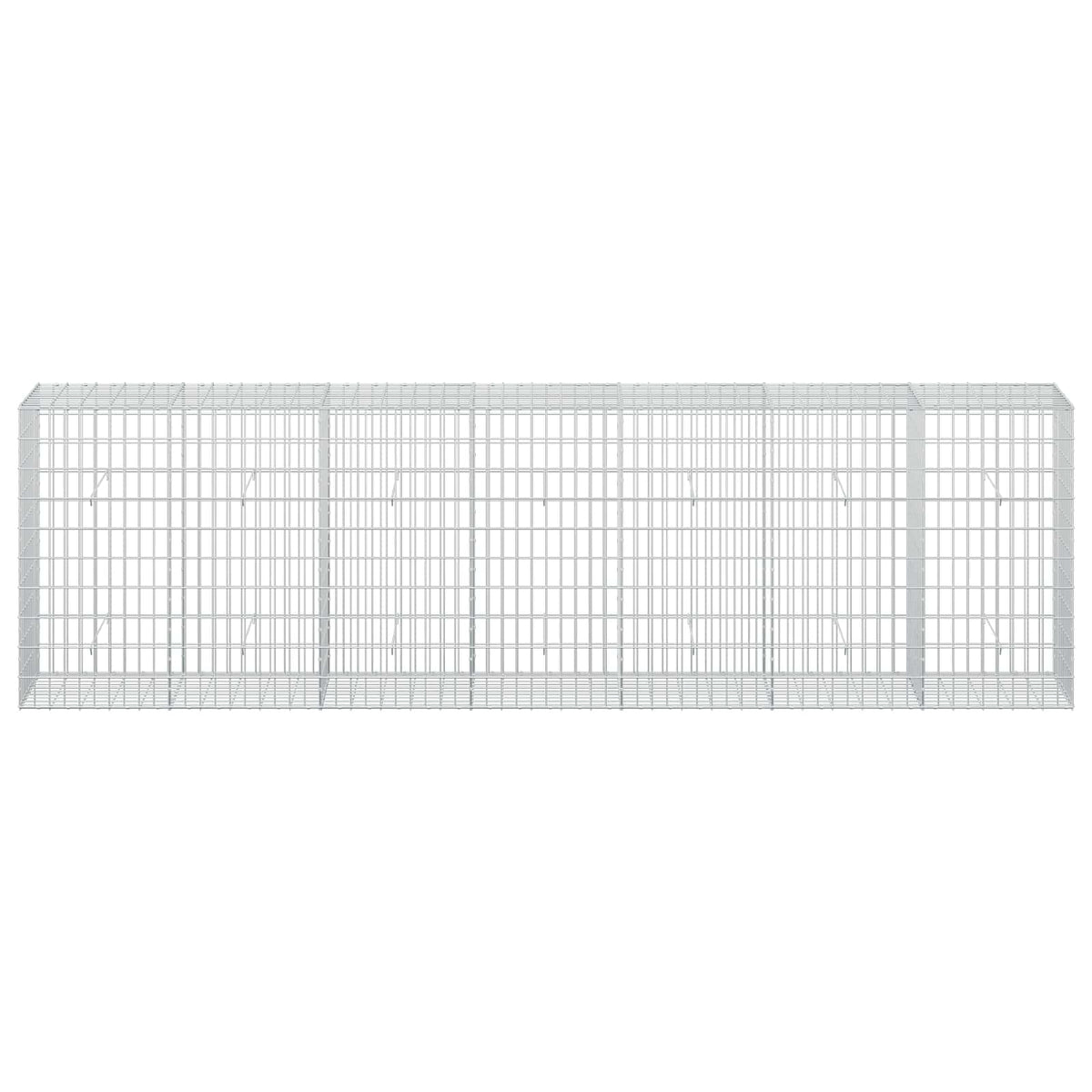 Γκαμπιόν με σύρμα 3,5 mm και πλέγμα 5x10 cm 350x50x100 εκ.
