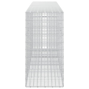 Γκαμπιόν με σύρμα 3,5 mm και πλέγμα 5x10 cm 550x50x100 εκ - Pakobazaar