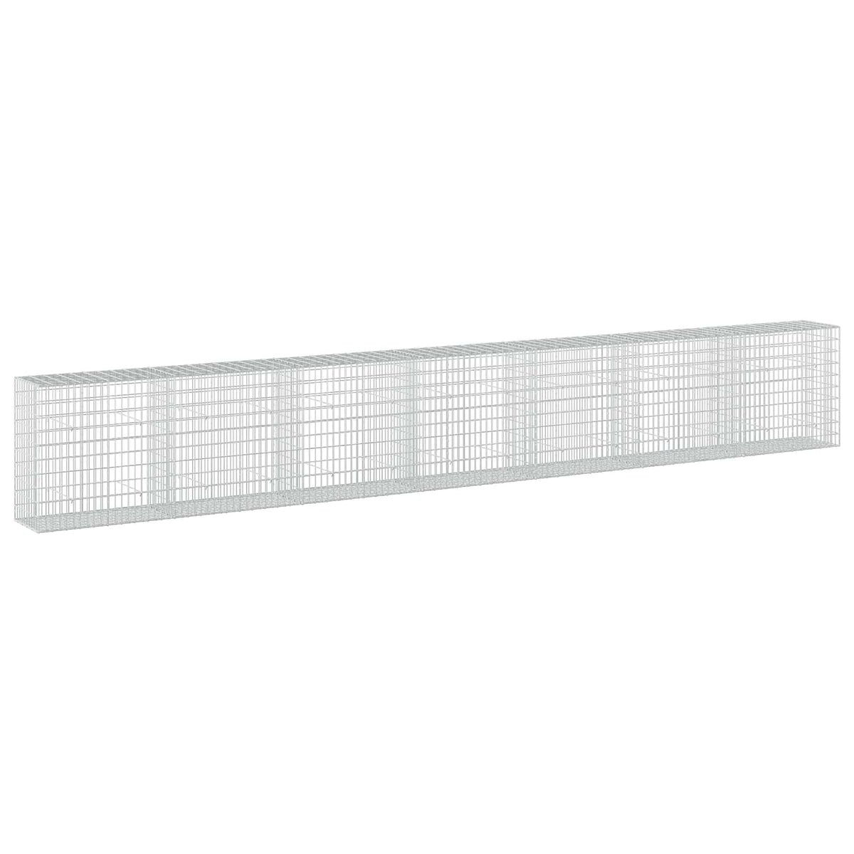 Γκαμπιόν με σύρμα 3,5 mm και πλέγμα 5x10 cm 700x50x100 εκ - Pakobazaar