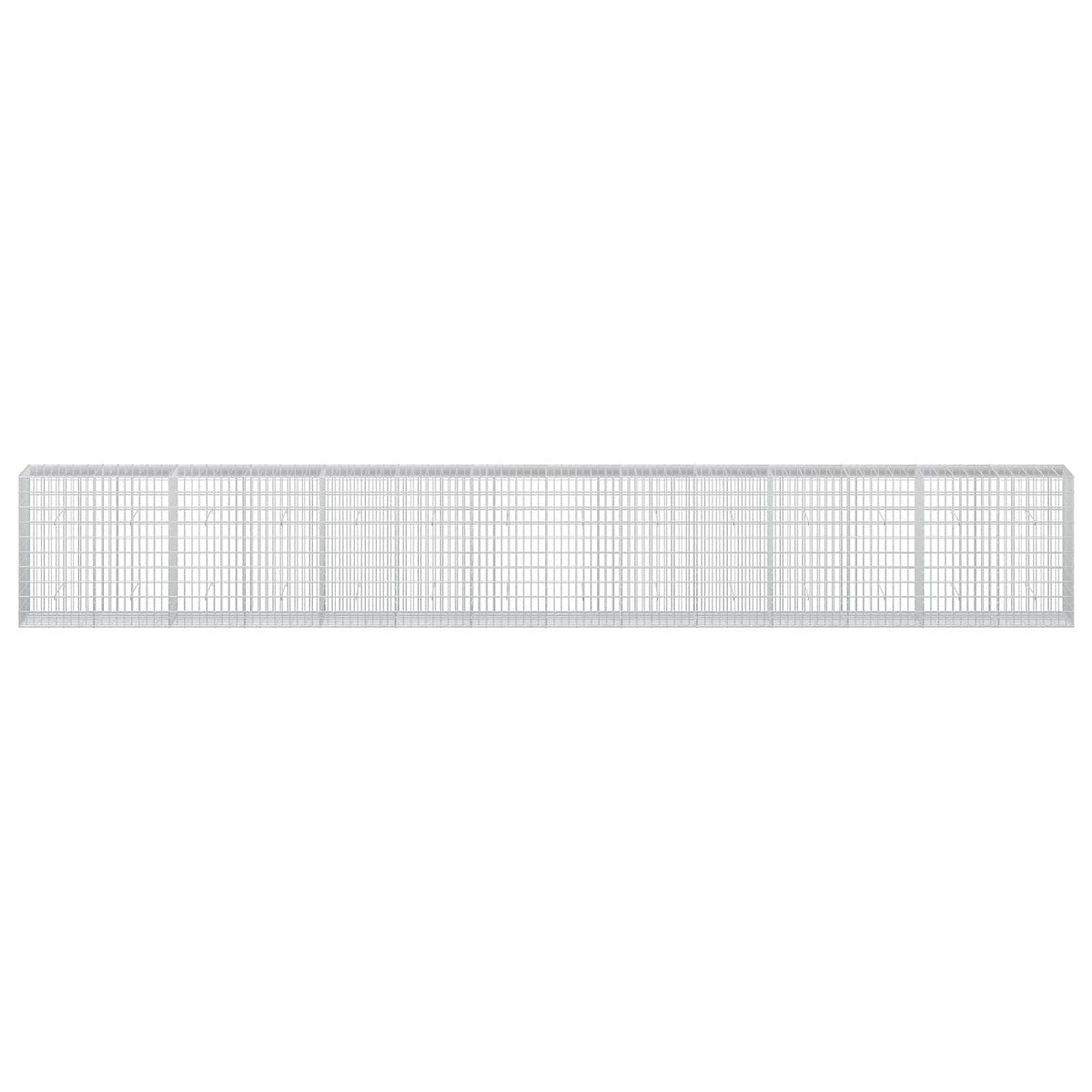 Γκαμπιόν με σύρμα 3,5 mm και πλέγμα 5x10 cm 700x50x100 εκ - Pakobazaar