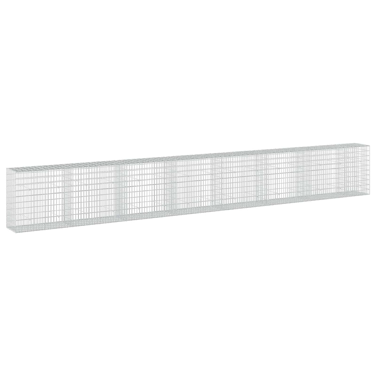 Γκαμπιόν με σύρμα 3,5 mm και πλέγμα 5x10 cm 750x50x100 εκ - Pakobazaar