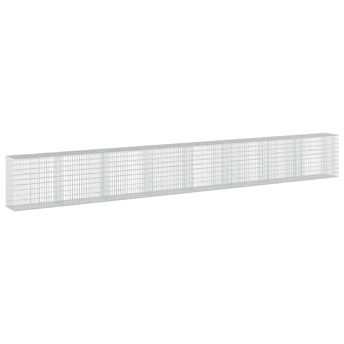 Γκαμπιόν με σύρμα 3,5 mm και πλέγμα 5x10 cm 800x50x100 εκ - Pakobazaar
